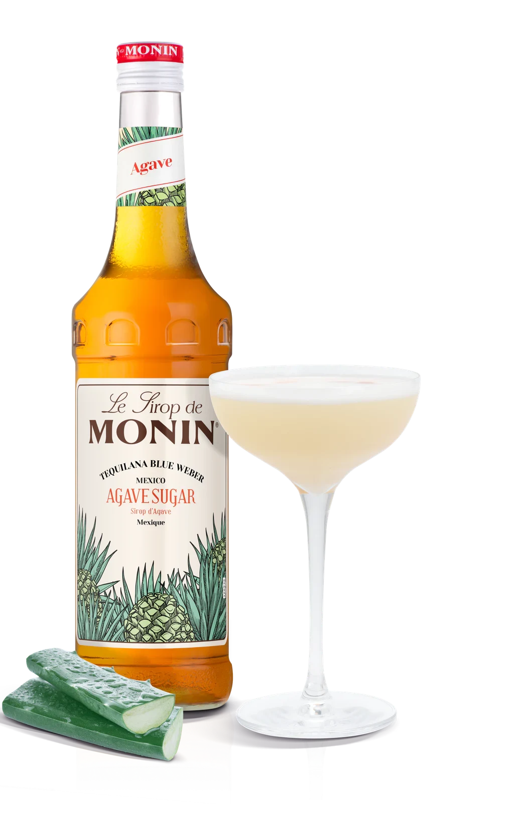 Monin sirup Agave 0,7 l – láhev s připraveným nápojem