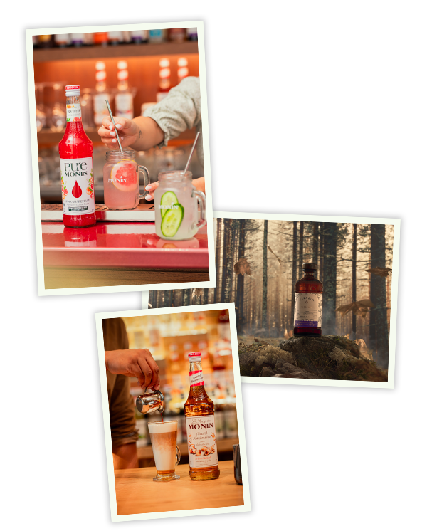 Produkty MONIN používané v moderní gastronomii