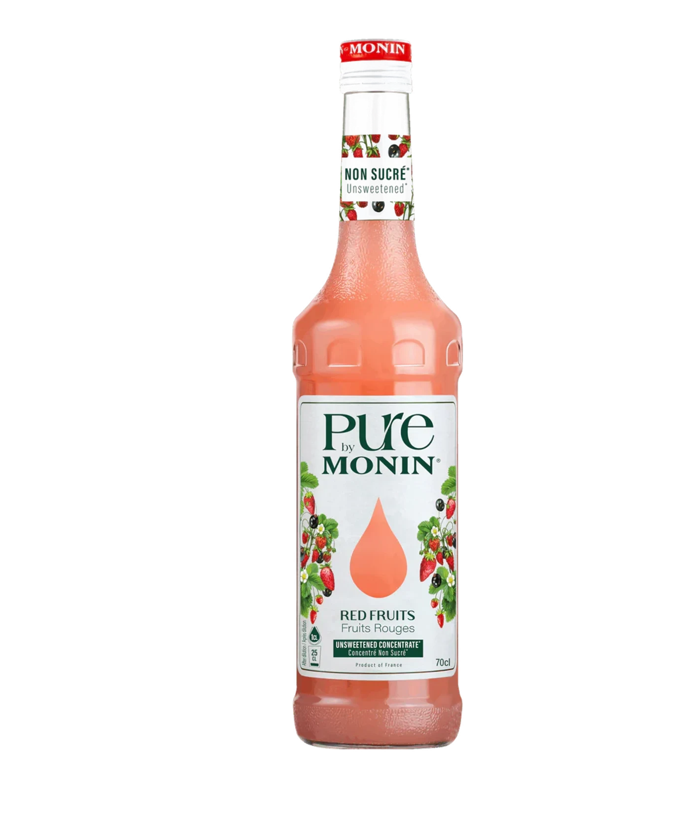 Monin pure koncentrát Červené plody 0,7 l – produktové balení