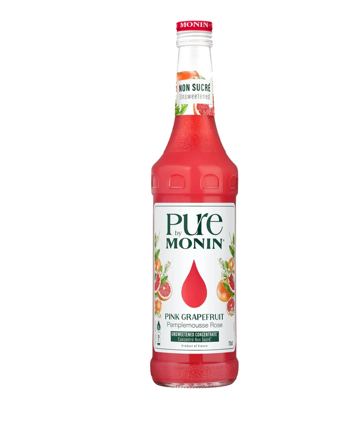 Monin pure koncentrát Grepfruit růžový 0,7 l – produktové balení