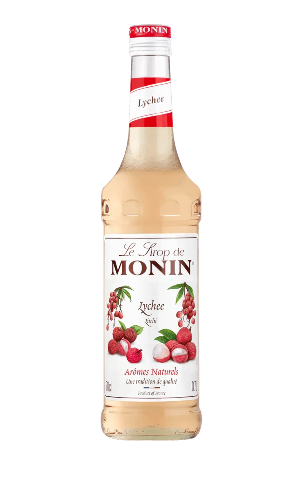 Monin sirup Liči 0,7 l – láhev sirupu