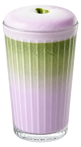 Ube Matcha Latte