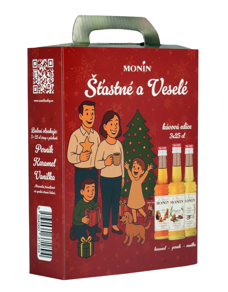 Monin box 3×0,25l Coffee III – produktová fotografie