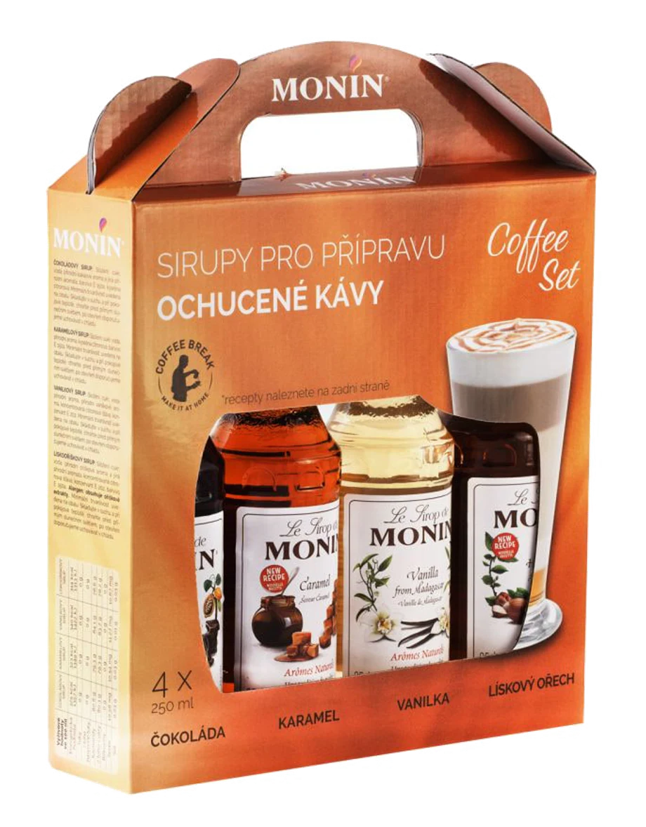 Monin box 4×0,25l Coffee – produktová fotografie