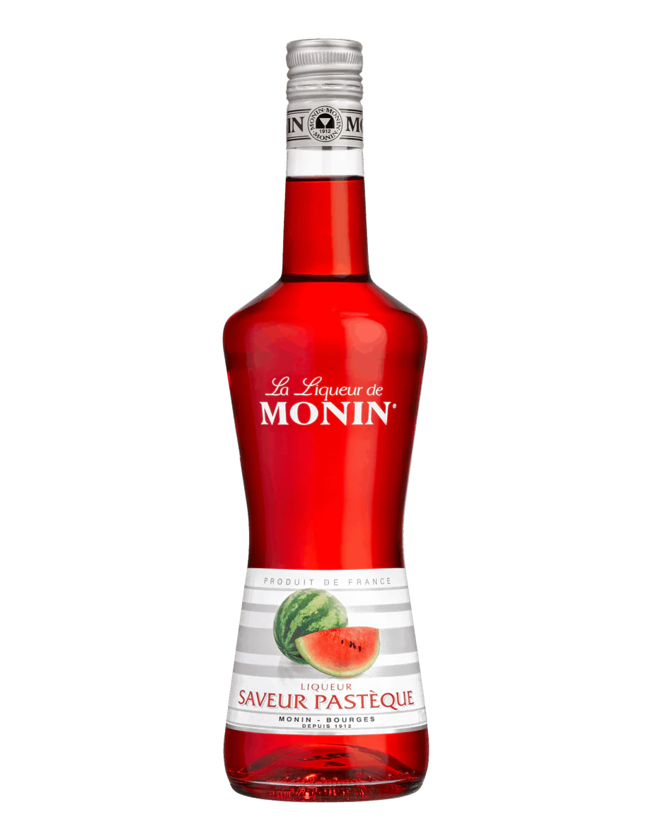 MONIN likér Meloun vodní 20% — láhev likéru