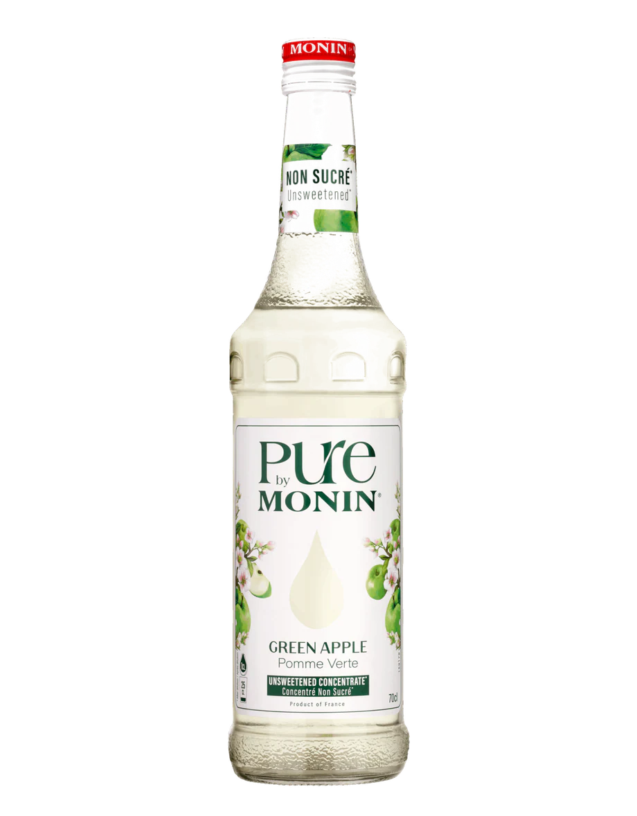 MONIN pure Jablko zelené 0,7l — láhev koncentrátu bez cukru