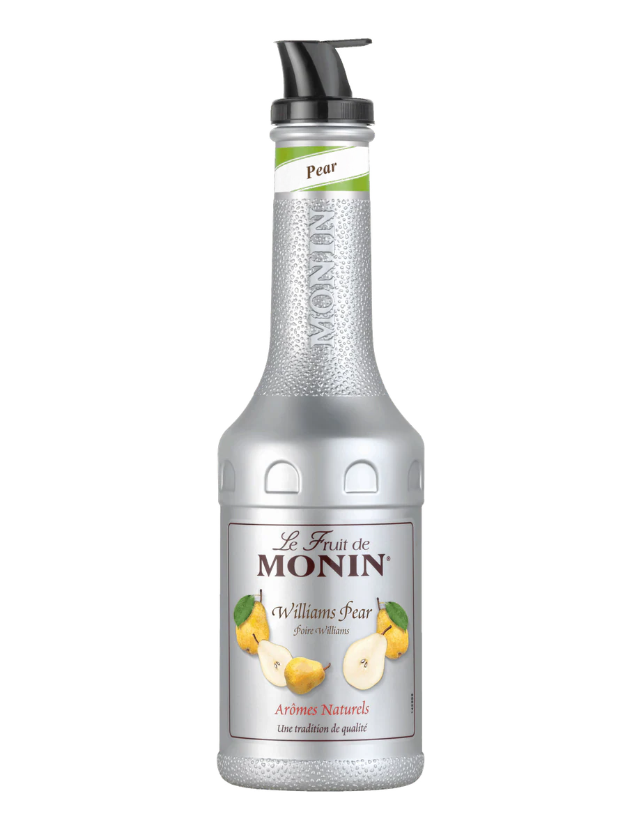 MONIN pyré Hruška Williams 1l — láhev ovocného pyré