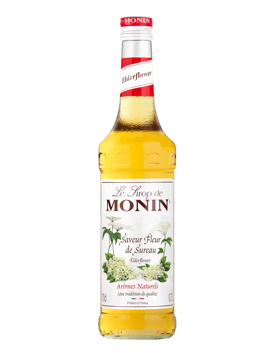 MONIN sirup Bezinka 0,7l — láhev barového sirupu