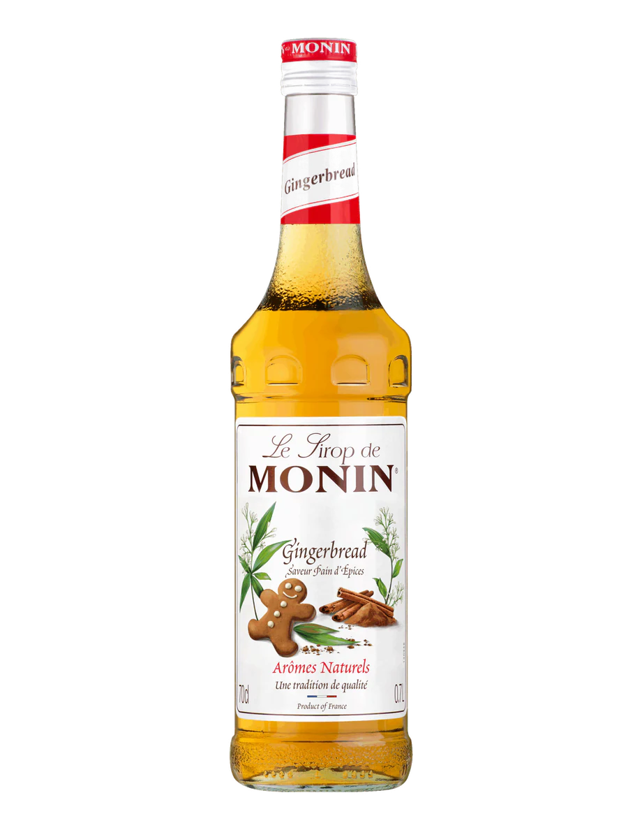 MONIN sirup Perník 0,7l — láhev barového sirupu