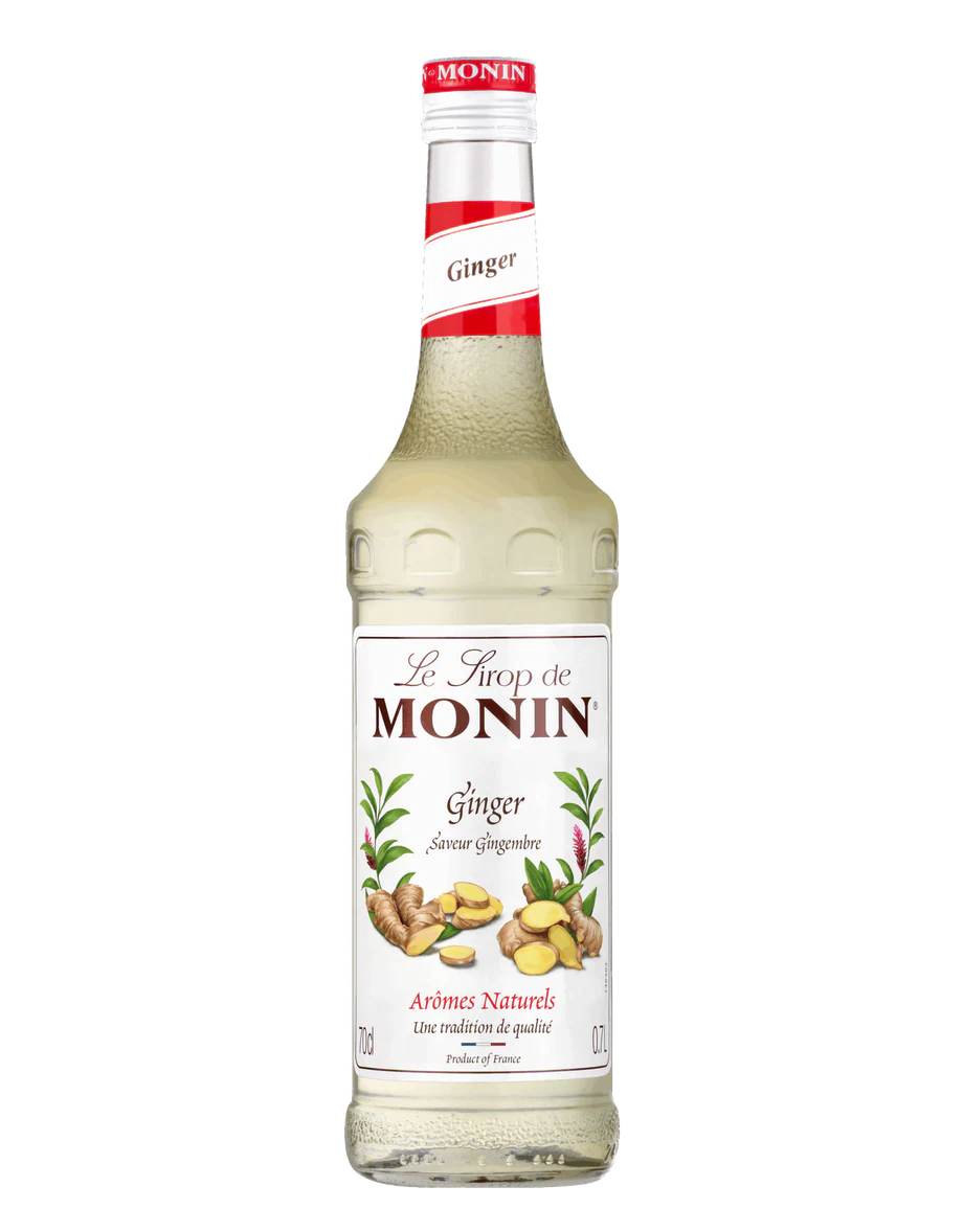 MONIN sirup Zázvor 0,7l — láhev barového sirupu