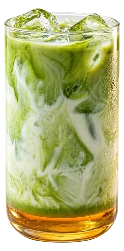 Matcha Iced Latte s příchutí Marlenky
