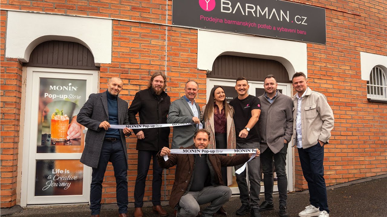 MONIN Pop-Up Store na Lužinách v Barman.cz – celý svět chutí na jednom místě!
