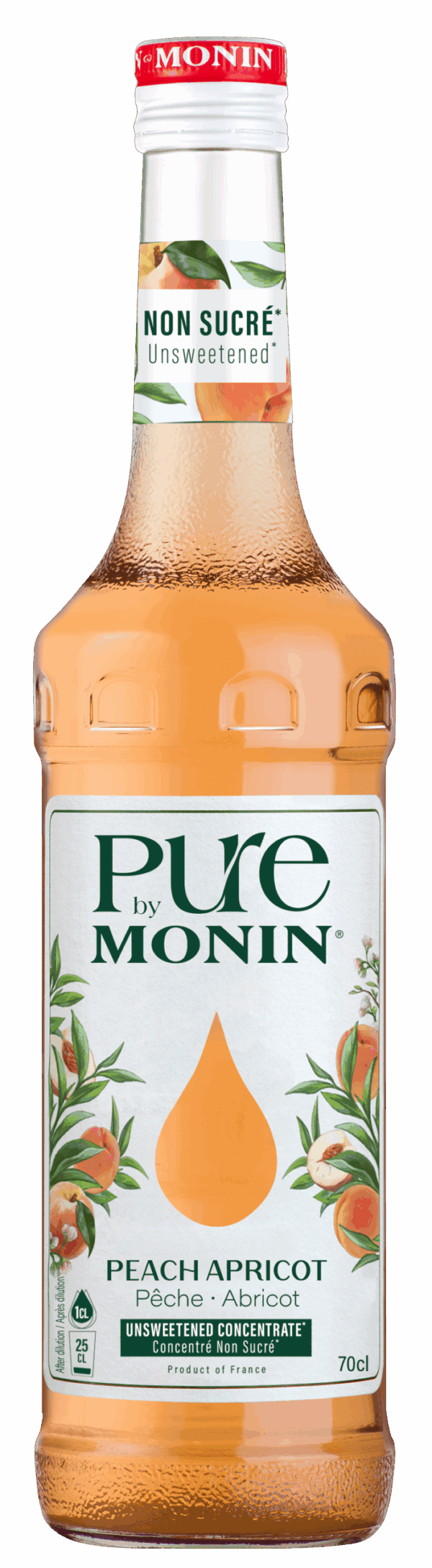 Monin pure koncentrát Broskev & Meruňka 0,7l