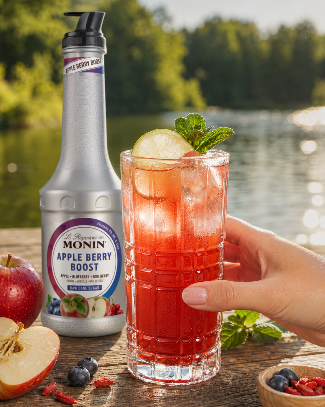 MONIN Refresher Apple Berry Boost1